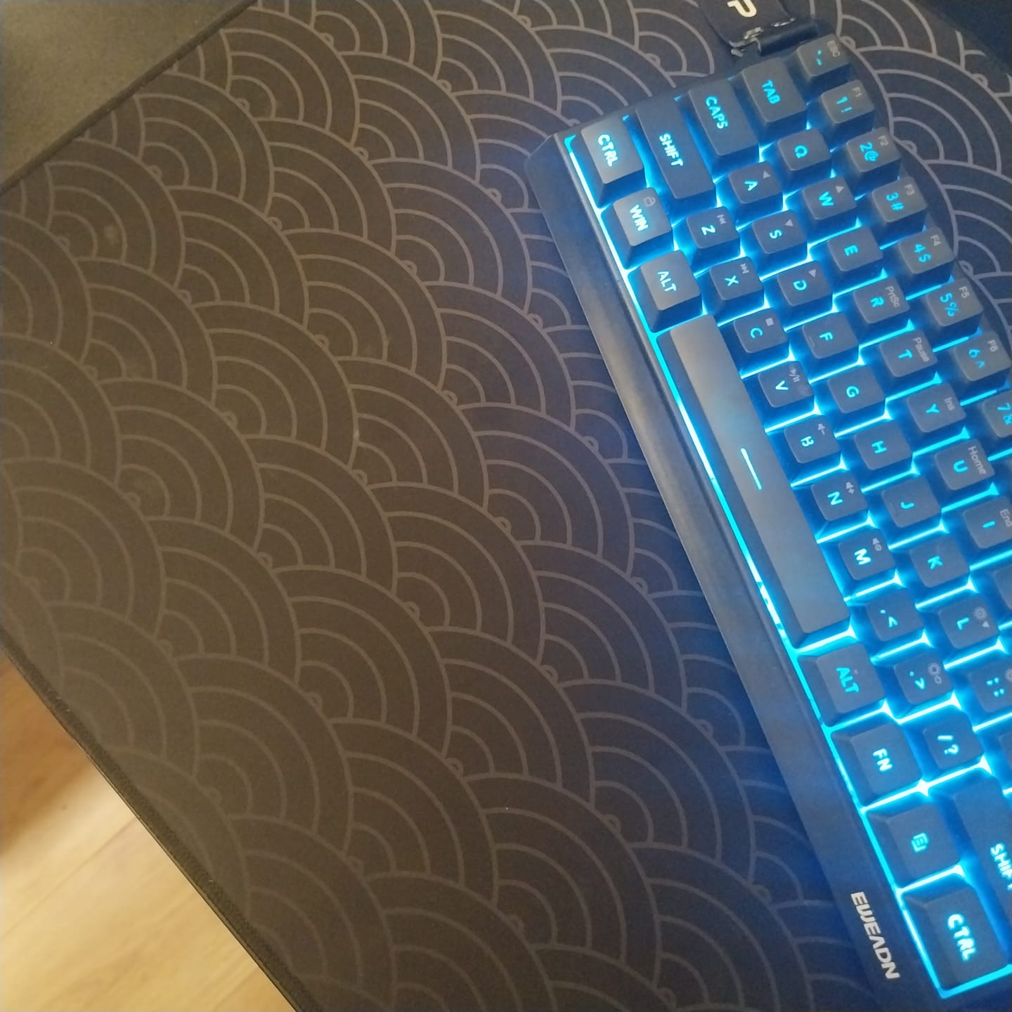 Customer photo review of Japanese Cloud Black | Mousepad