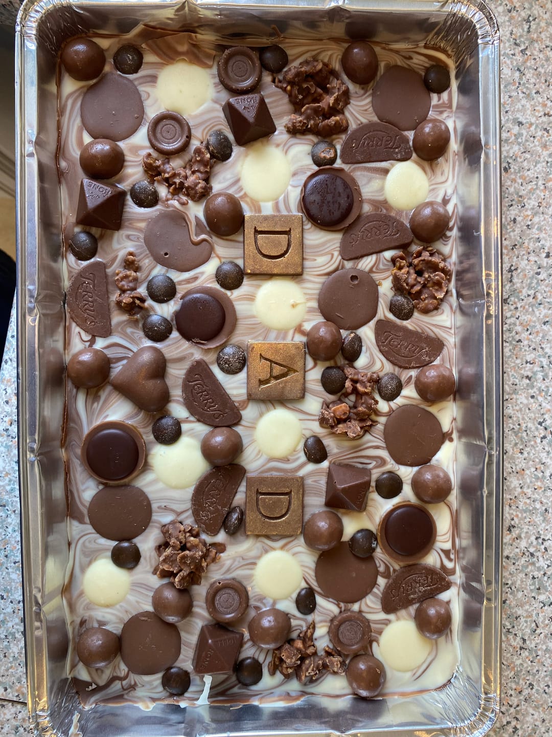 Customer photo review of Dad Chocolate Box