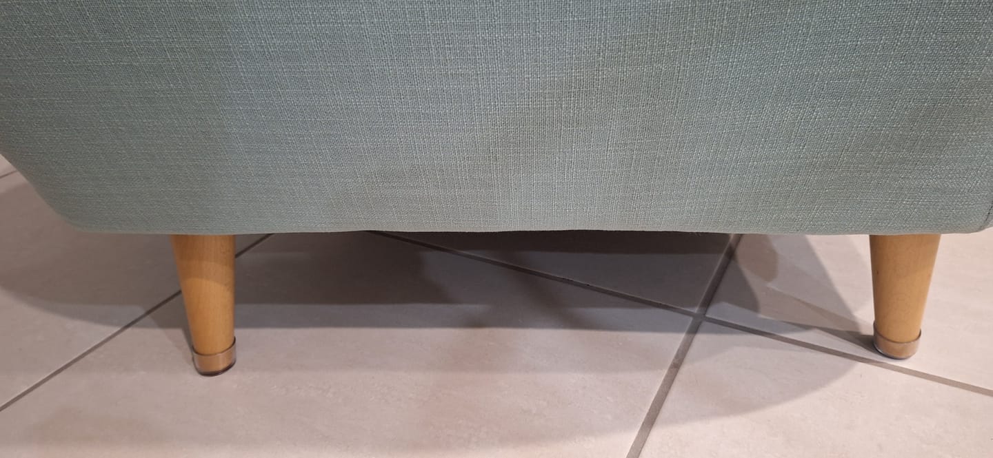 Customer photo review of Round Felt Silicone Chair Leg Protectors | Extra-Durable Chair Floor Protectors