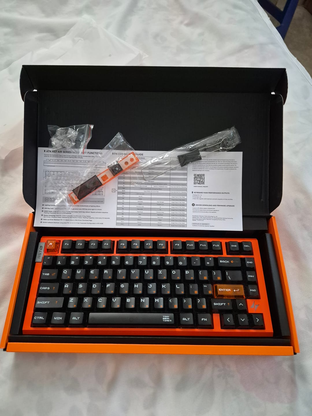 Customer photo review of ATK RS7 Air Klavye (Manyetik Switch / HE)