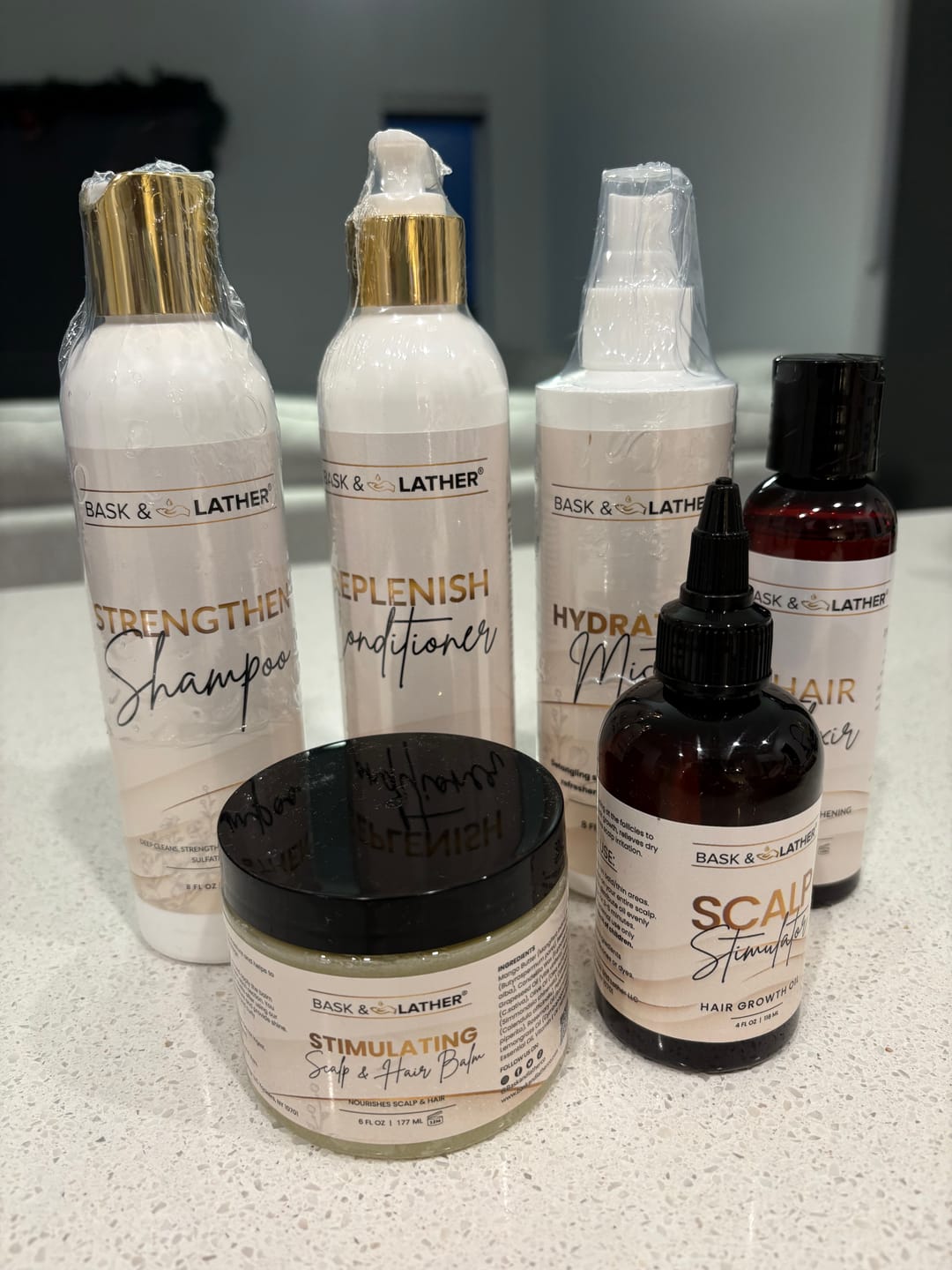 Customer photo review of Healthy Hair Starter Kit- Limited Edition