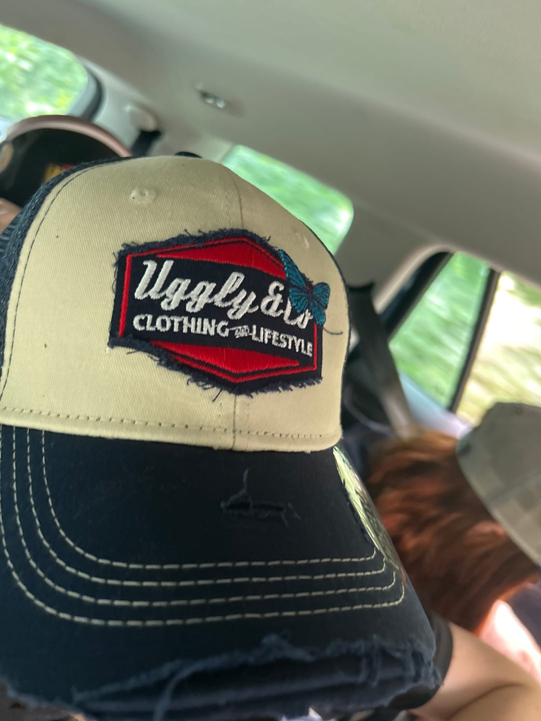 Customer photo review of Sylvain Guintoli x Diamond Charity Cap – 100% Donation