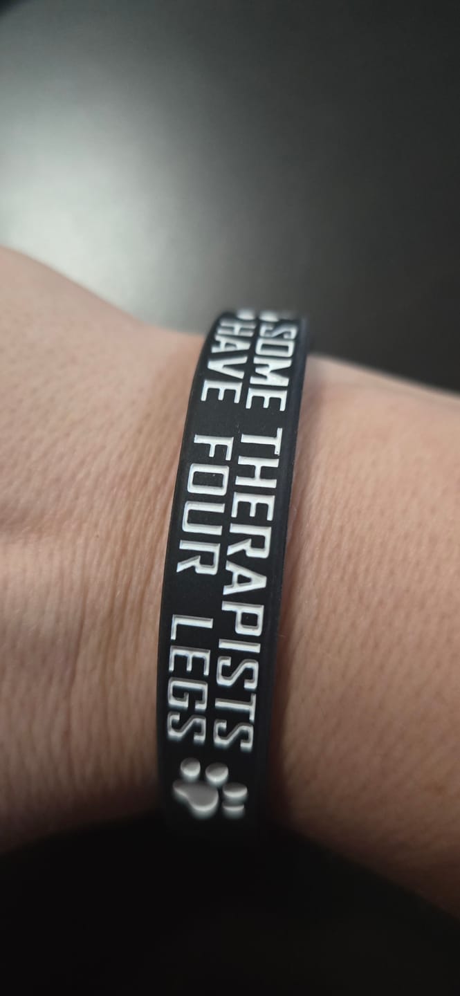 Customer photo review of Some Therapists - Silicone Bracelet