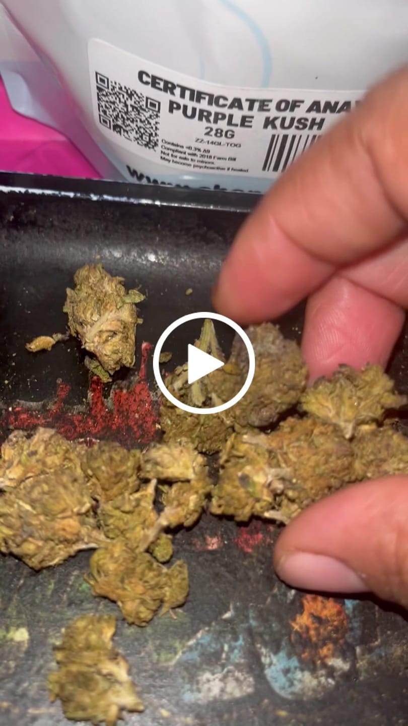 Customer video review of Purple Kush - 28 Grams - Indica