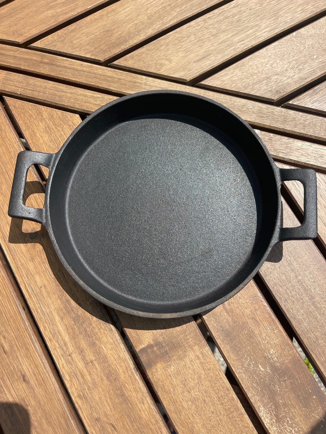 Customer photo review of Blackwell Koekenpan met handvaten Cast Iron - Gietijzer - ø 20 cm - zonder anti-aanbaklaag