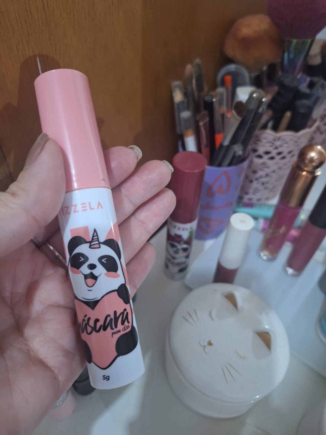 Customer photo review of Máscara Para Cílios Big No Panda Vizzela - Preta