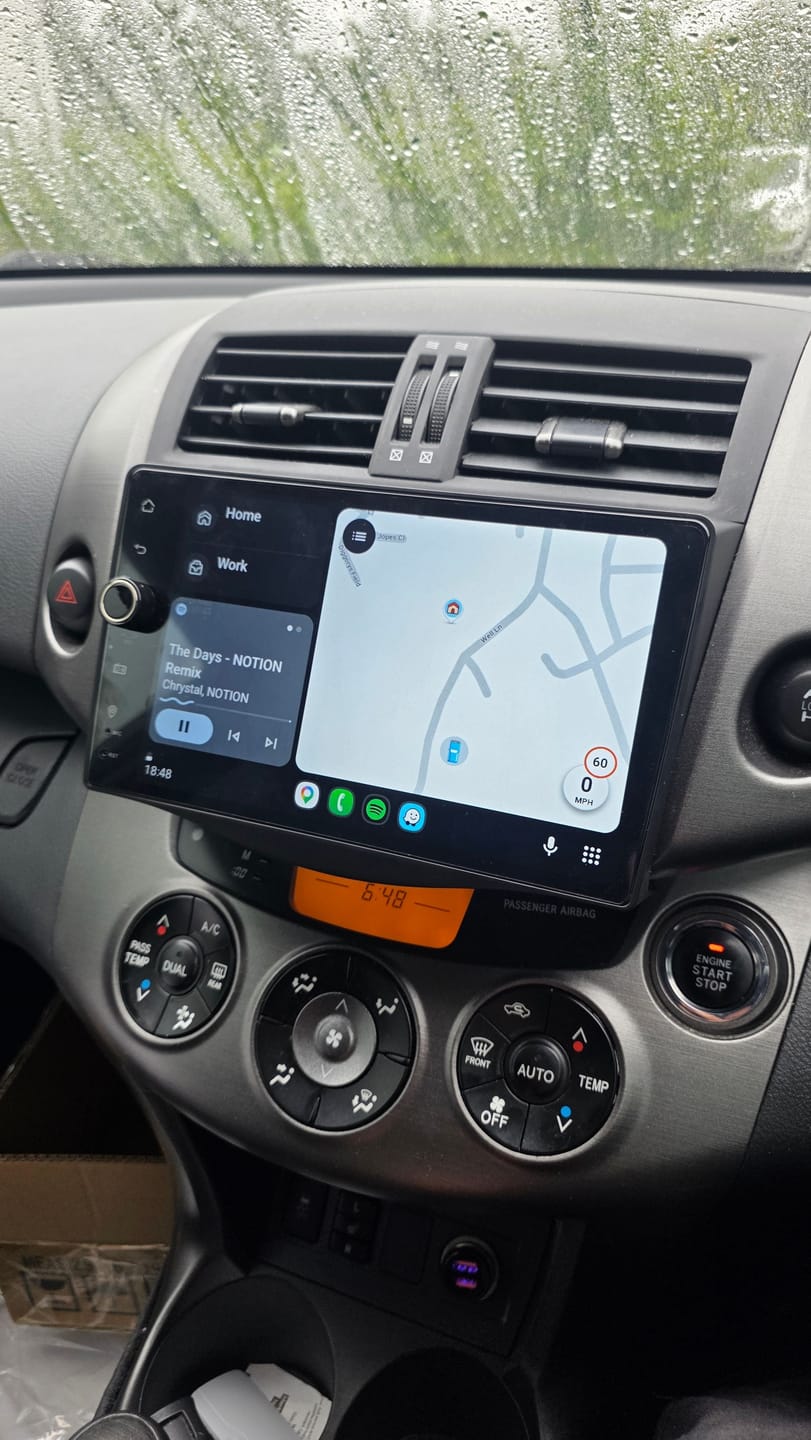 Customer photo review of Toyota Rav4 2006-2012 — Premium 9” CarPlay & Android Auto Head Unit