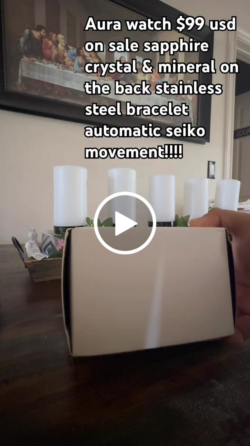 Customer video review of Date 003: Steel/Turquoise