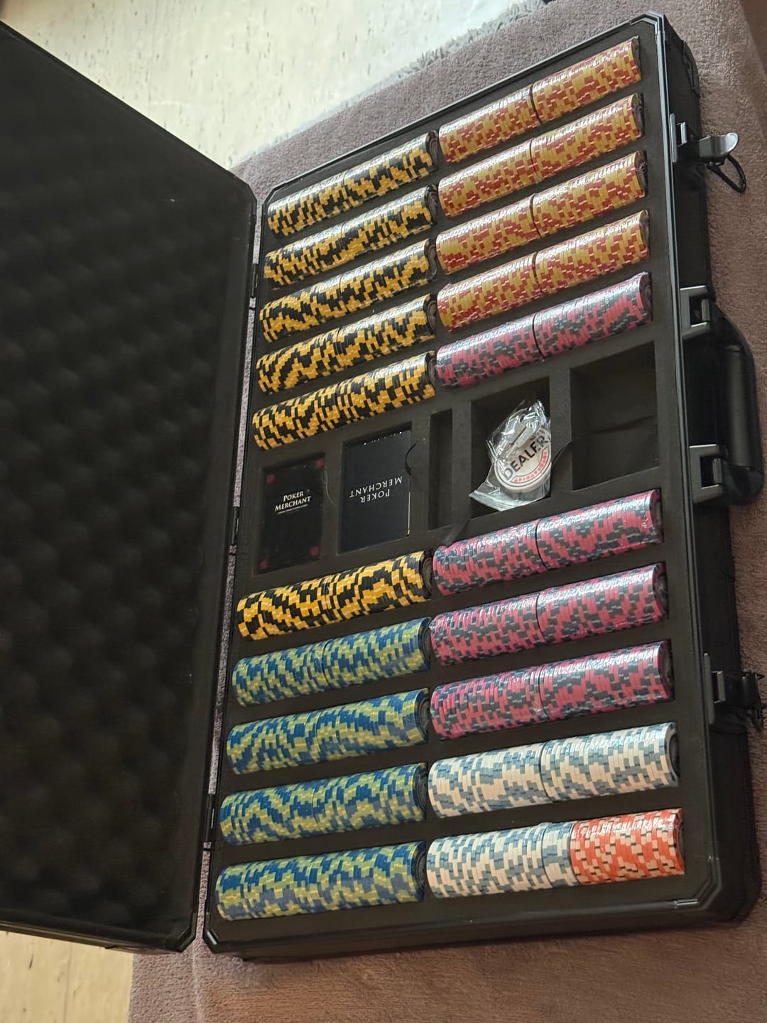 Customer photo review of Poker Set Monte Carlo Tournament 1000