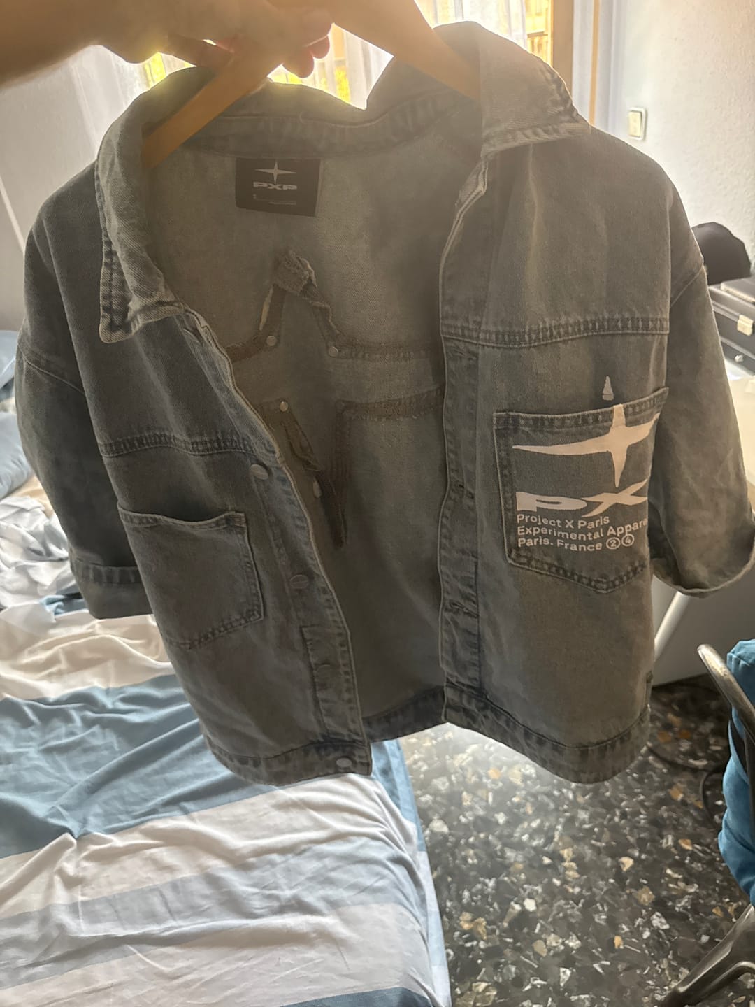 Customer photo review of CAMISA MANGA CORTA VAQUERA - AZUL - PROJECT X PARIS | PXP U2693103-LB