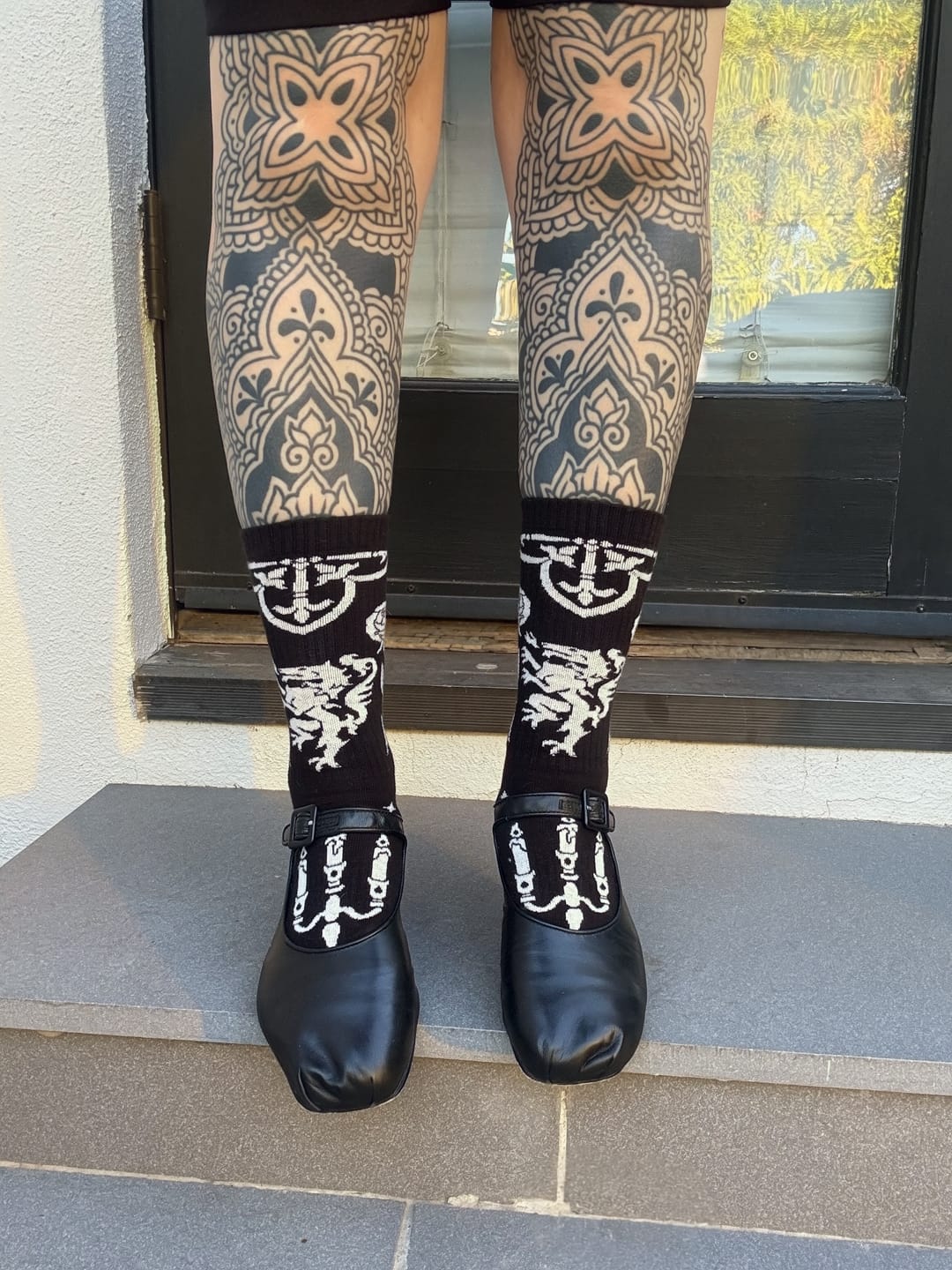 Customer photo review of Tapestry - Crew Socks