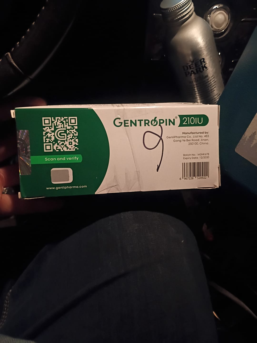 Customer photo review of Gentropin 210 IU