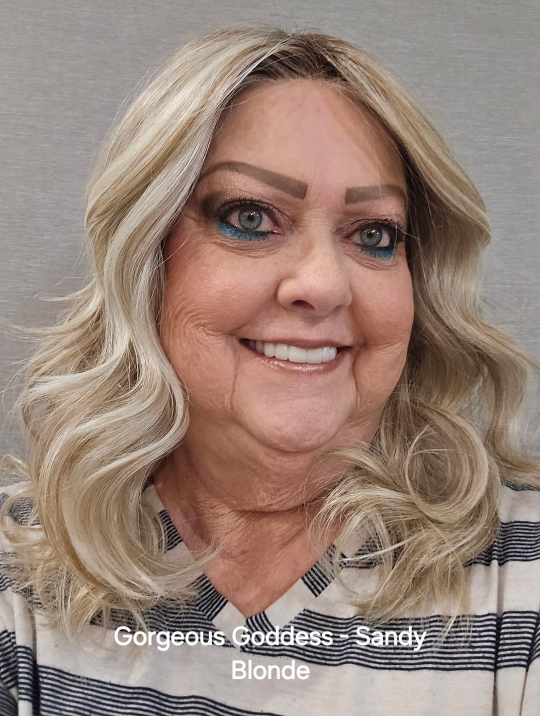 Customer photo review of GORGEOUS GODDESS - Sandy Blonde