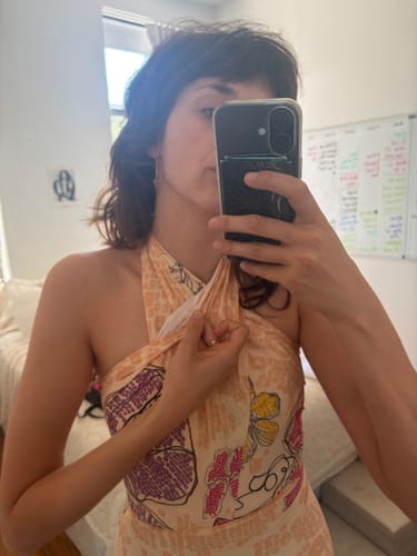 Customer photo review of Halter Me Dress