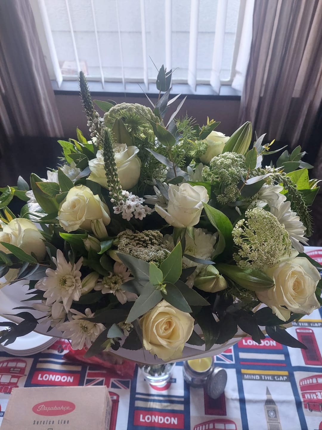 Customer photo review of Elegant White Bouquet