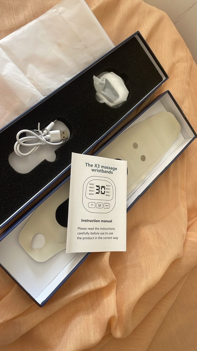 Customer photo review of Muñequera Terapéutica para Alivio de Mano
