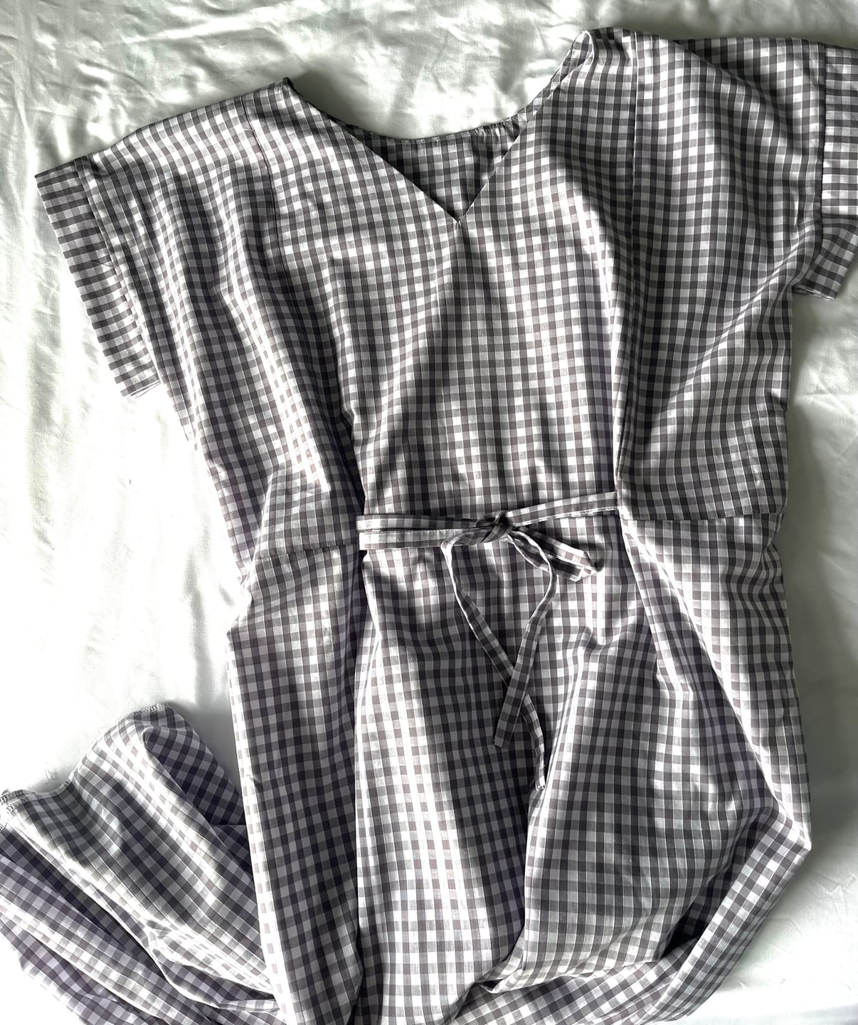 Customer photo review of 1/4 inch Gingham Polycotton Fabric