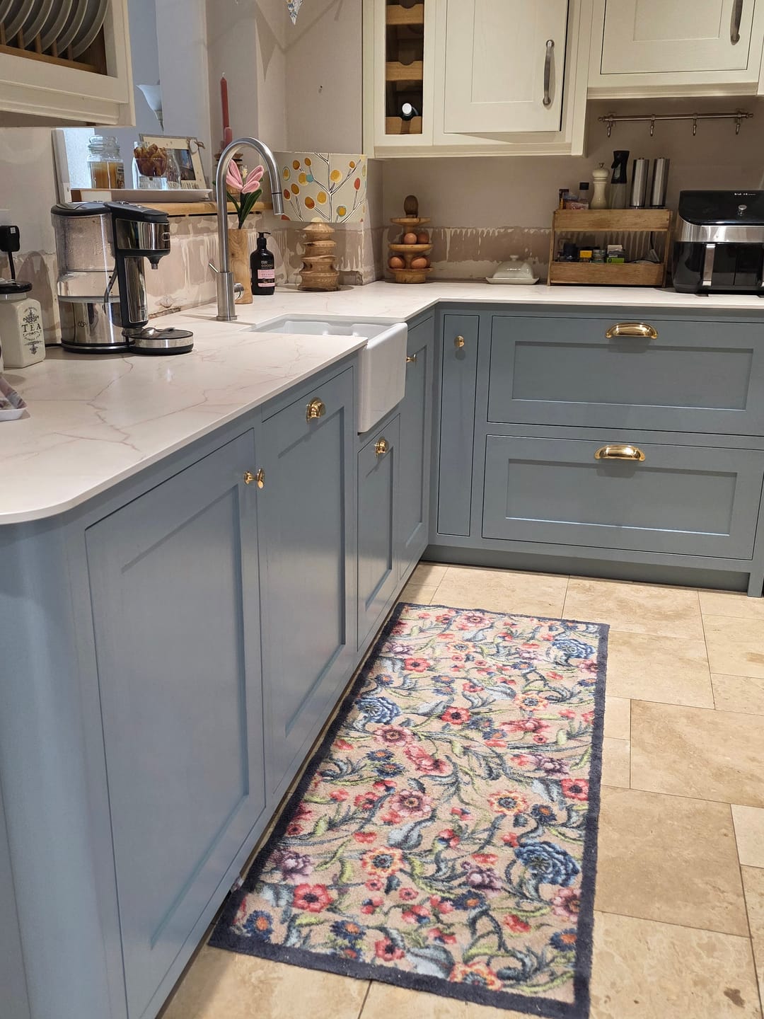 Customer photo review of Classic Polished Brass Cupboard Handles