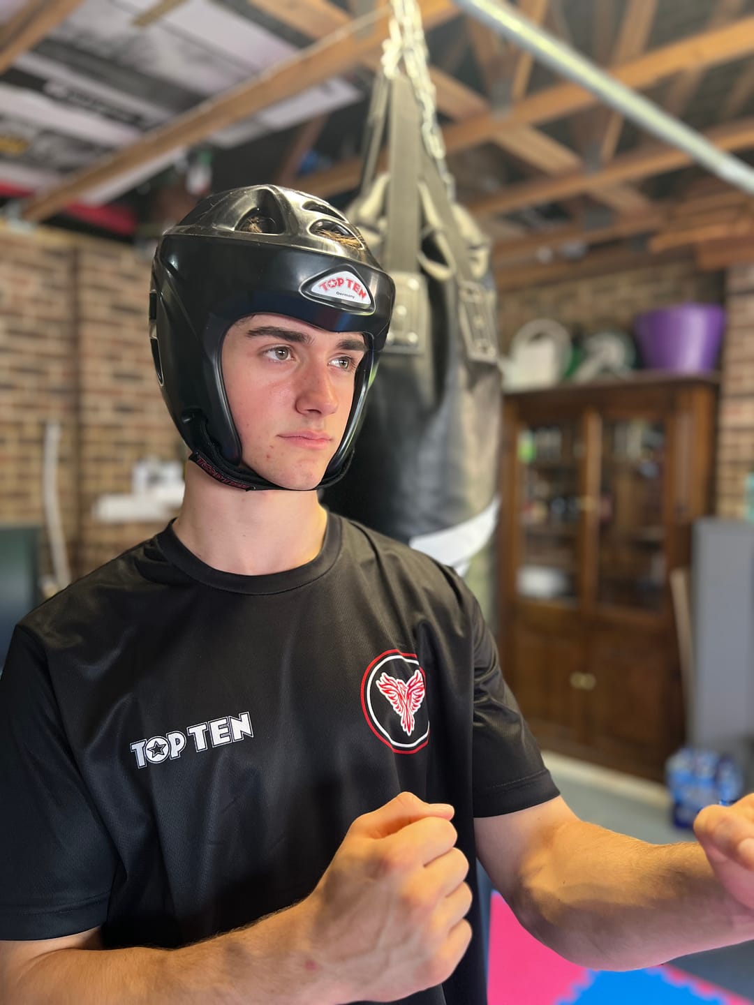 Customer photo review of TOP TEN Avantgarde Head Guard