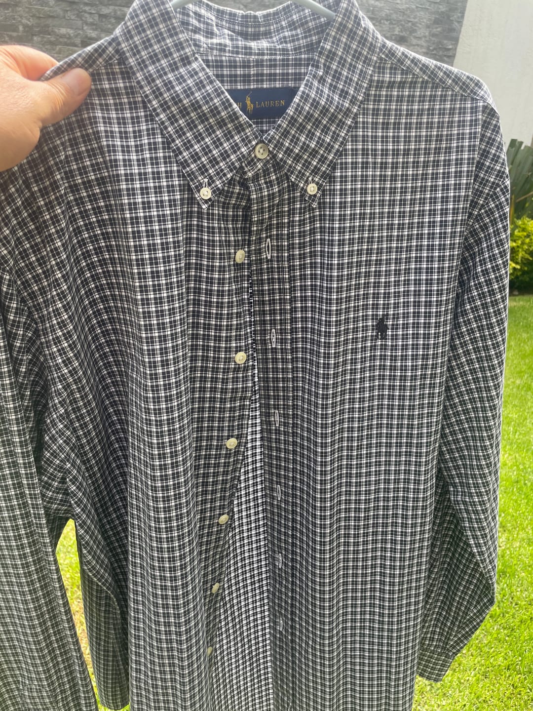 Customer photo review of Camisa Polo Ralph Lauren Classic Fit Manga Larga Talla XL