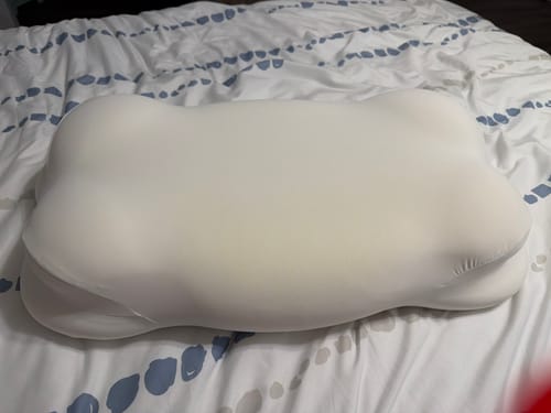 Customer photo review of CloudAlign™ Pillow