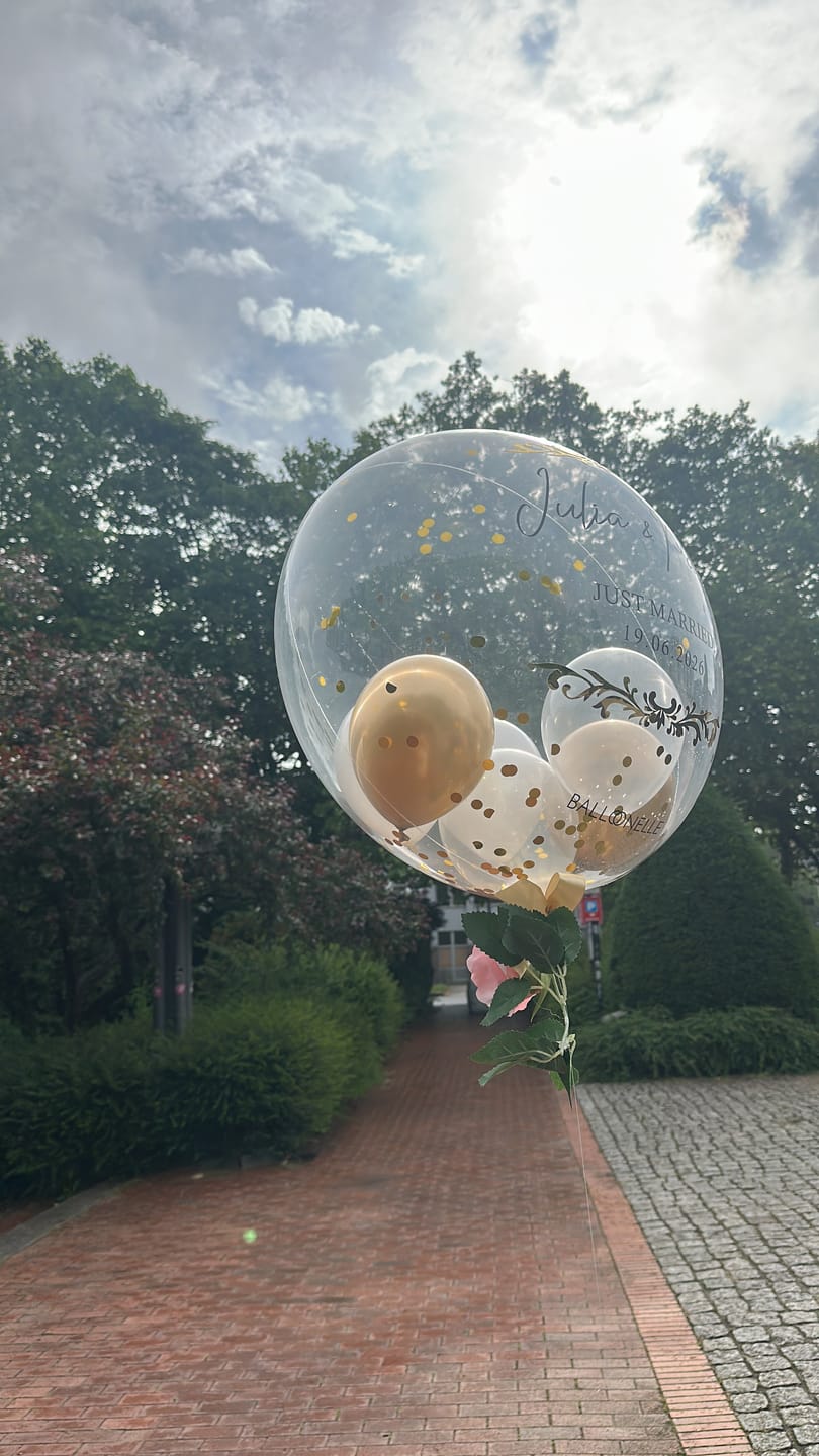 Customer photo review of Wedding Blossom Designer Ballon