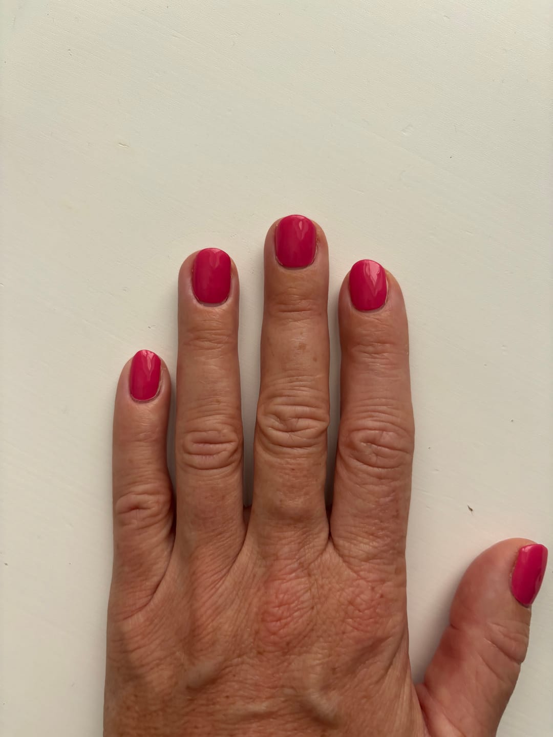 Customer photo review of UV Gel: Rich Coral