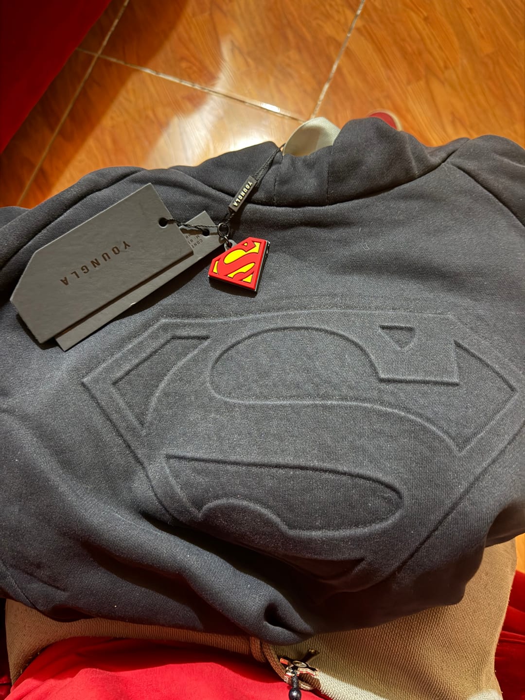 Customer photo review of 5094 - Superman Shield Hoodies