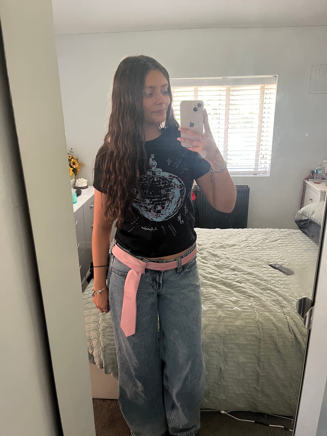 Customer photo review of disco baby tee