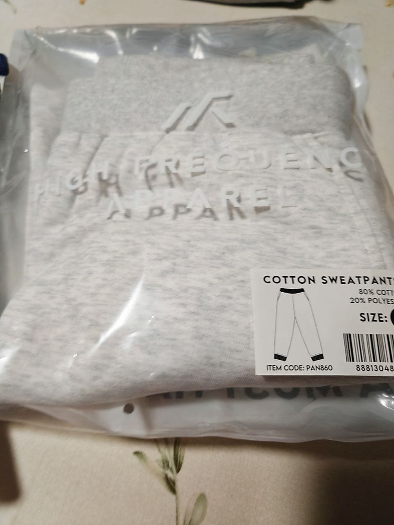 Customer photo review of Cotton Tapered Fit Ultra Soft Sweat Pants