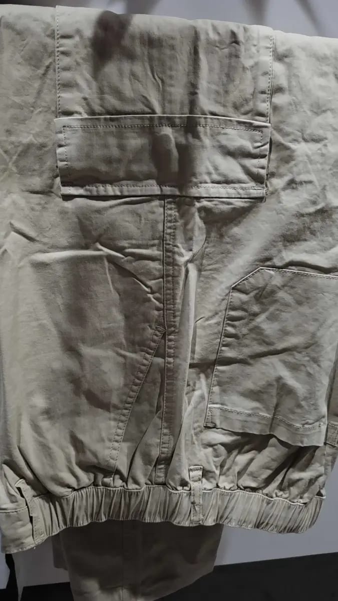 Customer photo review of Straight Cut Utility Cargo Pants