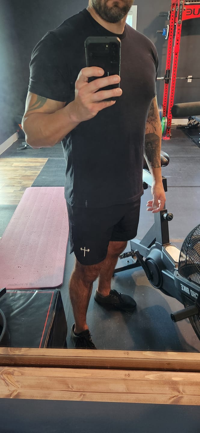 Customer photo review of Active Liner Shorts 7"
