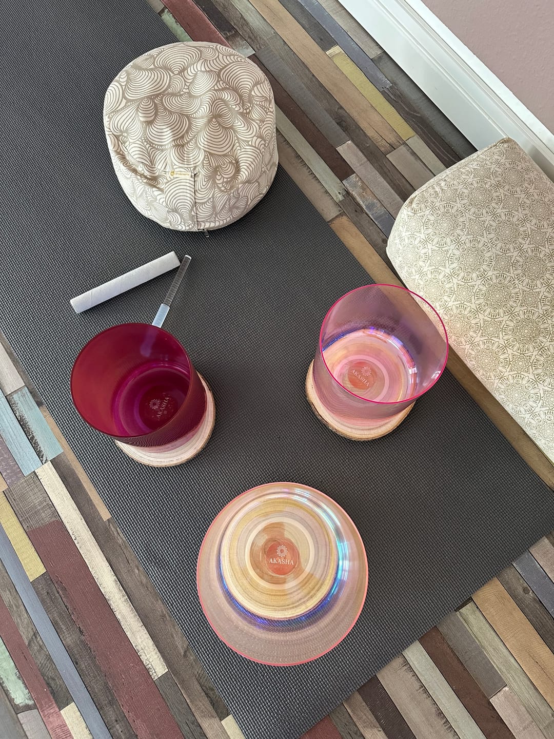 Customer photo review of "Sweet Surrender" Klangschalen Set AkashaBowls® 432 Hz