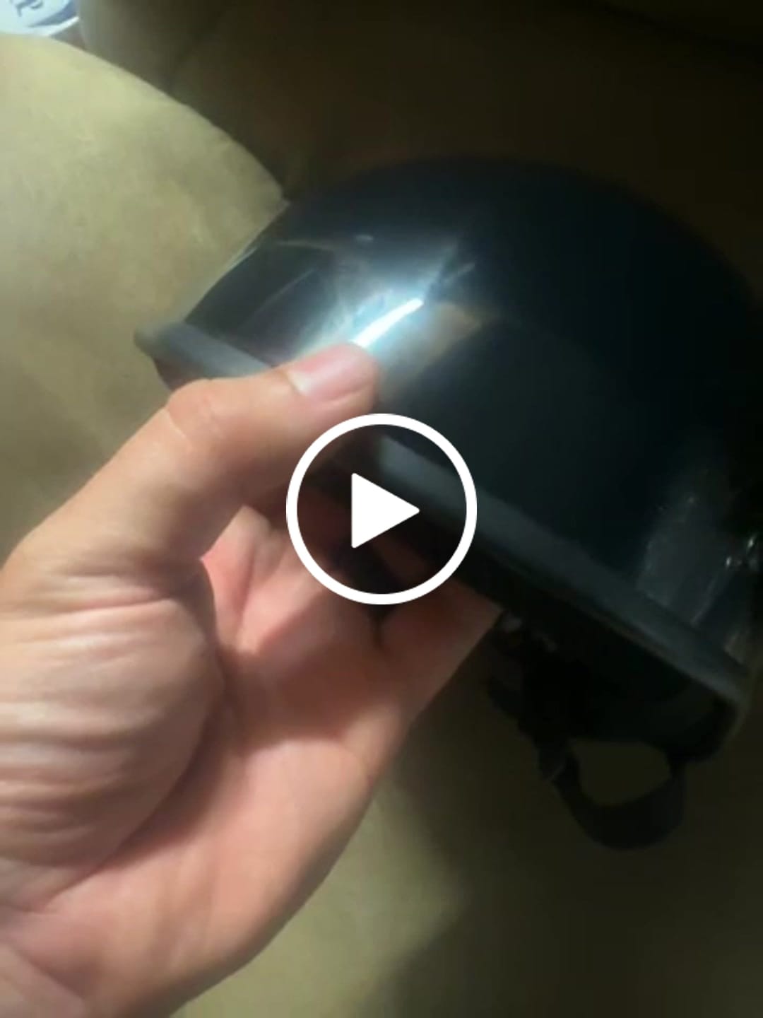 Customer video review of SOA Smallest Lightest DOT Beanie Gloss Black No Peak