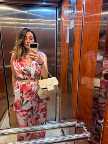 Customer photo review of Σετ floral γιλέκο  & παντελόνι