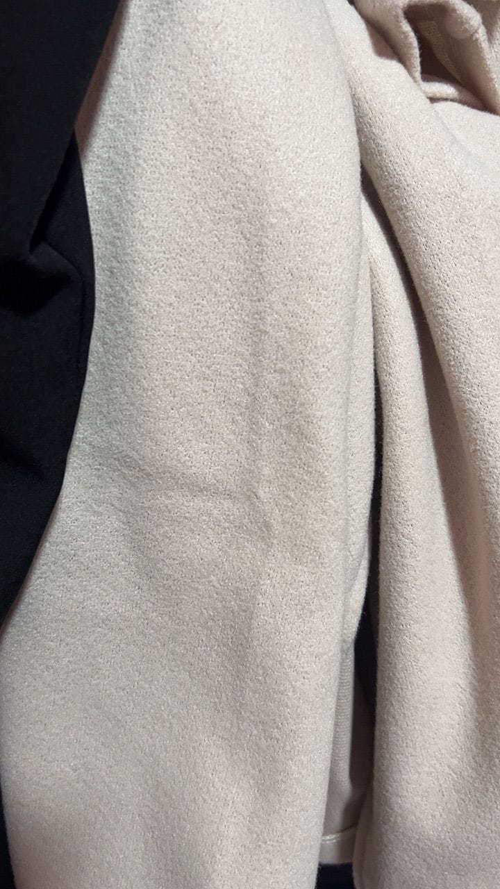 Customer photo review of V-Neck Linen Sleeveless Midaxi Dress With Back Slit