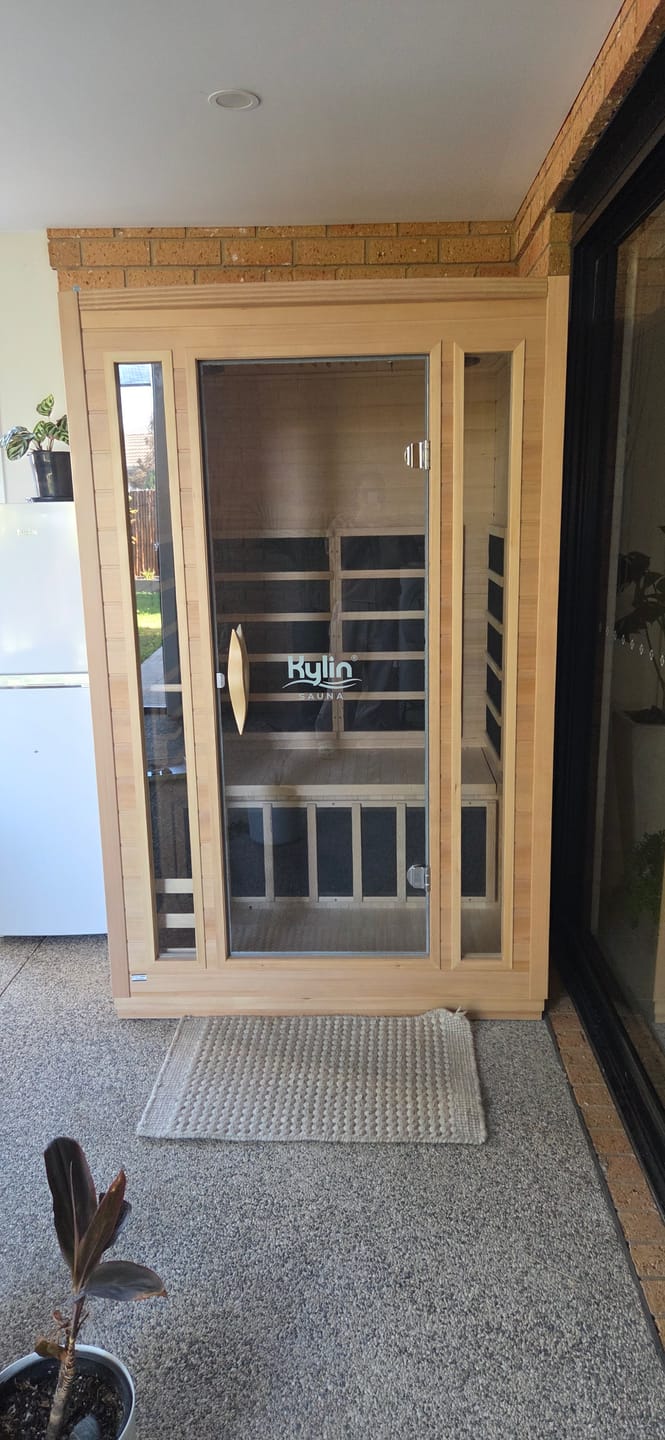 Customer photo review of Kylin Full Spectrum Low EMF Carbon Far Infrared Sauna 2 people - K8200 FS