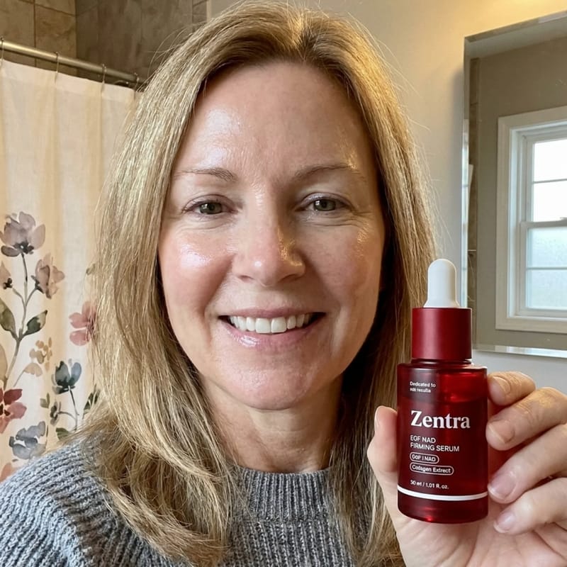 Customer photo review of firming serum
