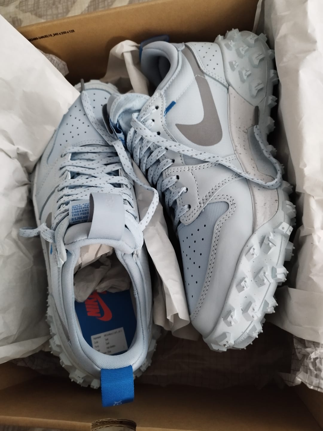 Customer photo review of Air Jordan 1 Low A/T Glacier Blue