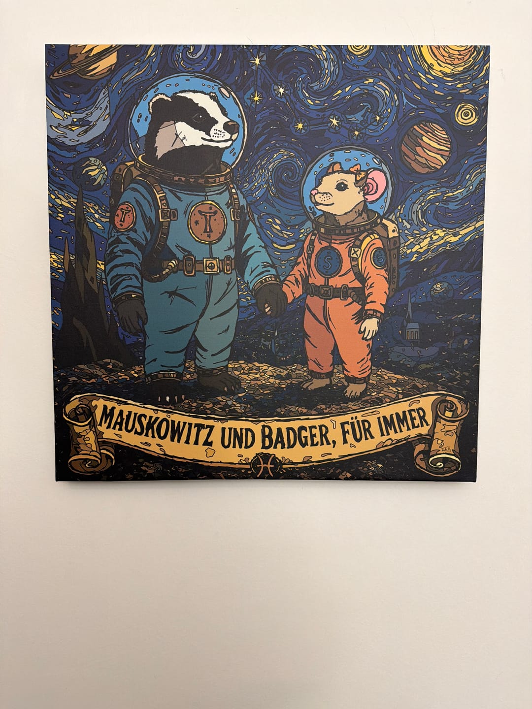 Customer photo review of Single Square Canvas Options (All sizes)