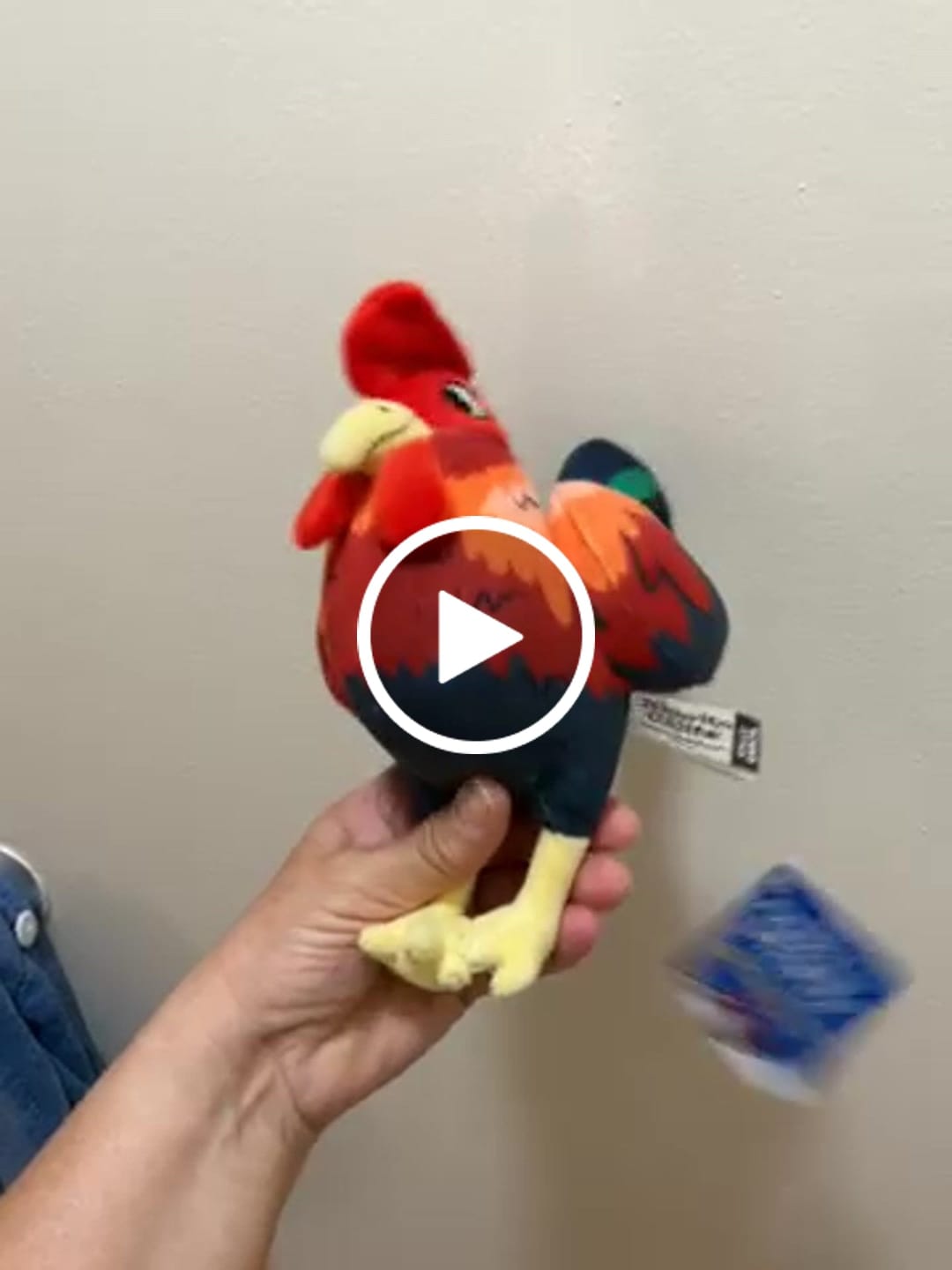 Customer video review of El Gallo García | Peluche con Sonido