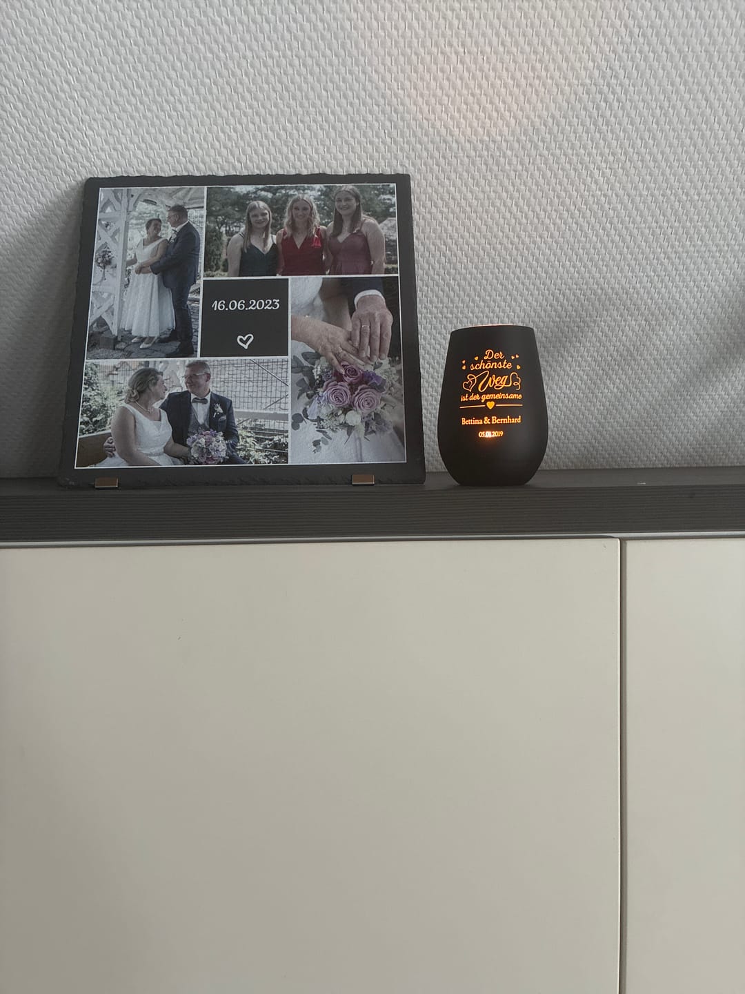 Customer photo review of Gemeinsam - Paar-Windlicht