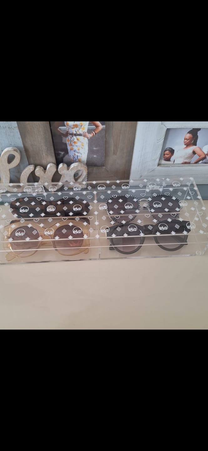 Customer photo review of ERA Sunglass Storage Box (Holds 4 Sunglasses)