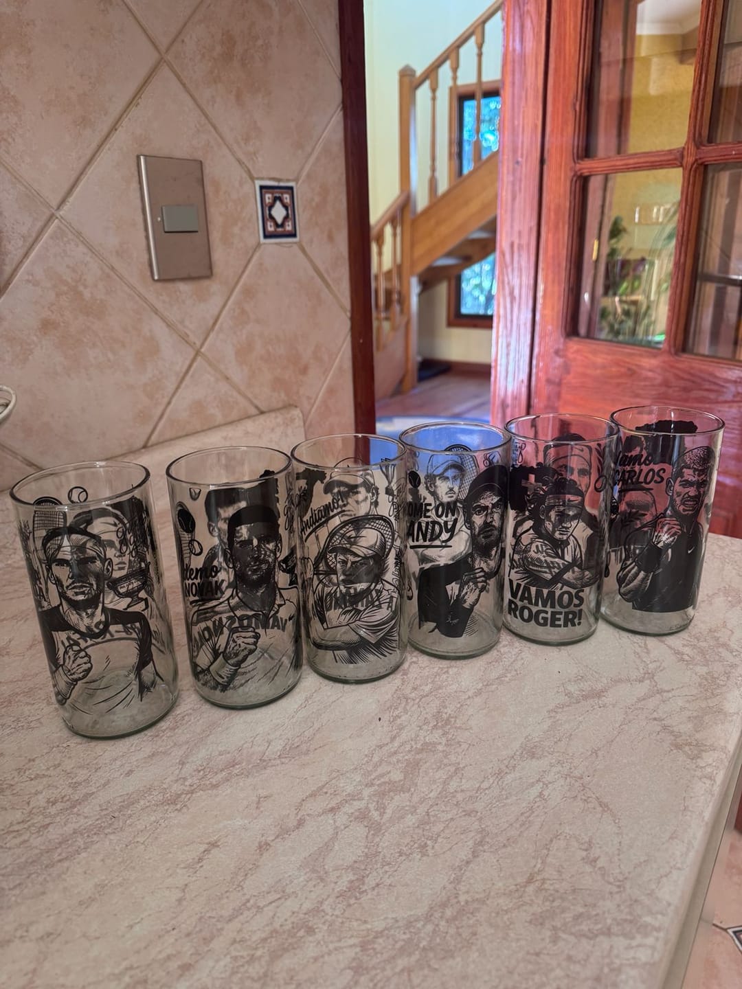 Customer photo review of GRAND SLAM - Juego de 6 Vasos