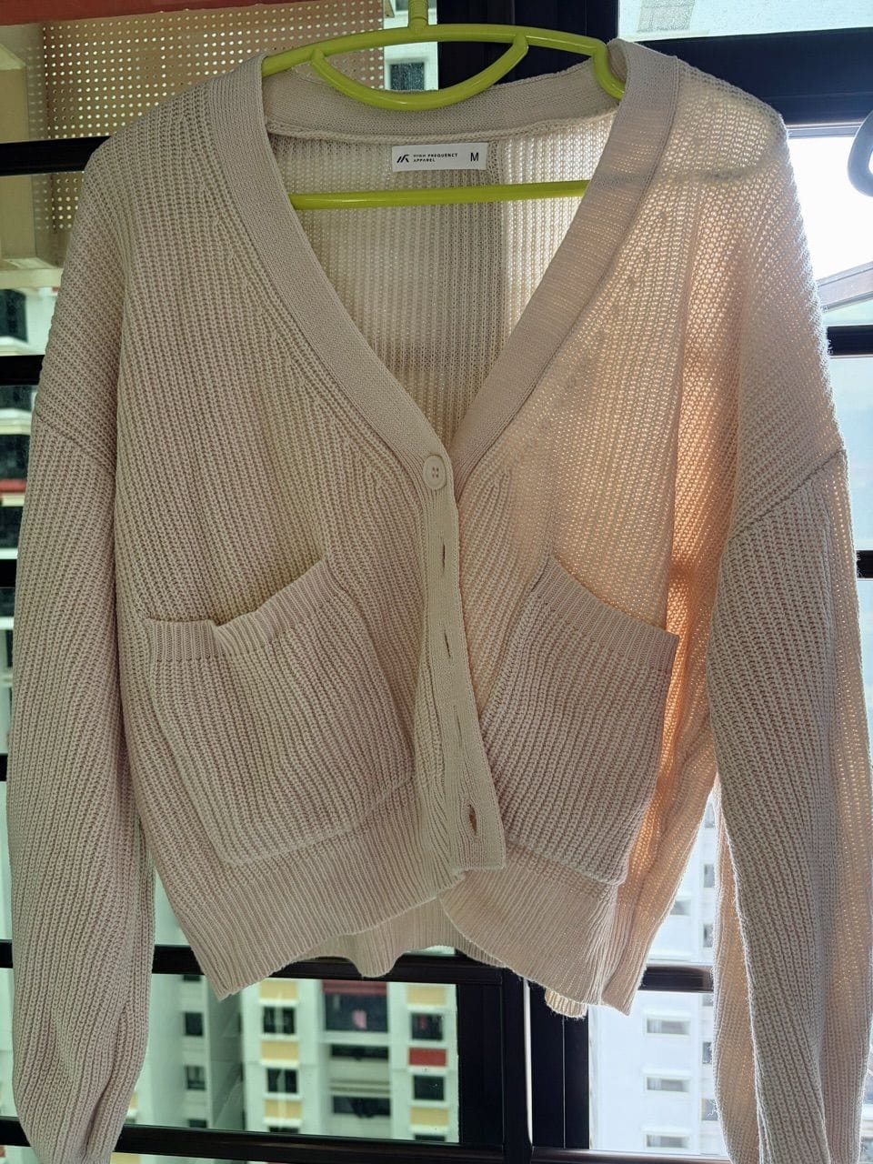 Customer photo review of Puffy Knitted Cardigan