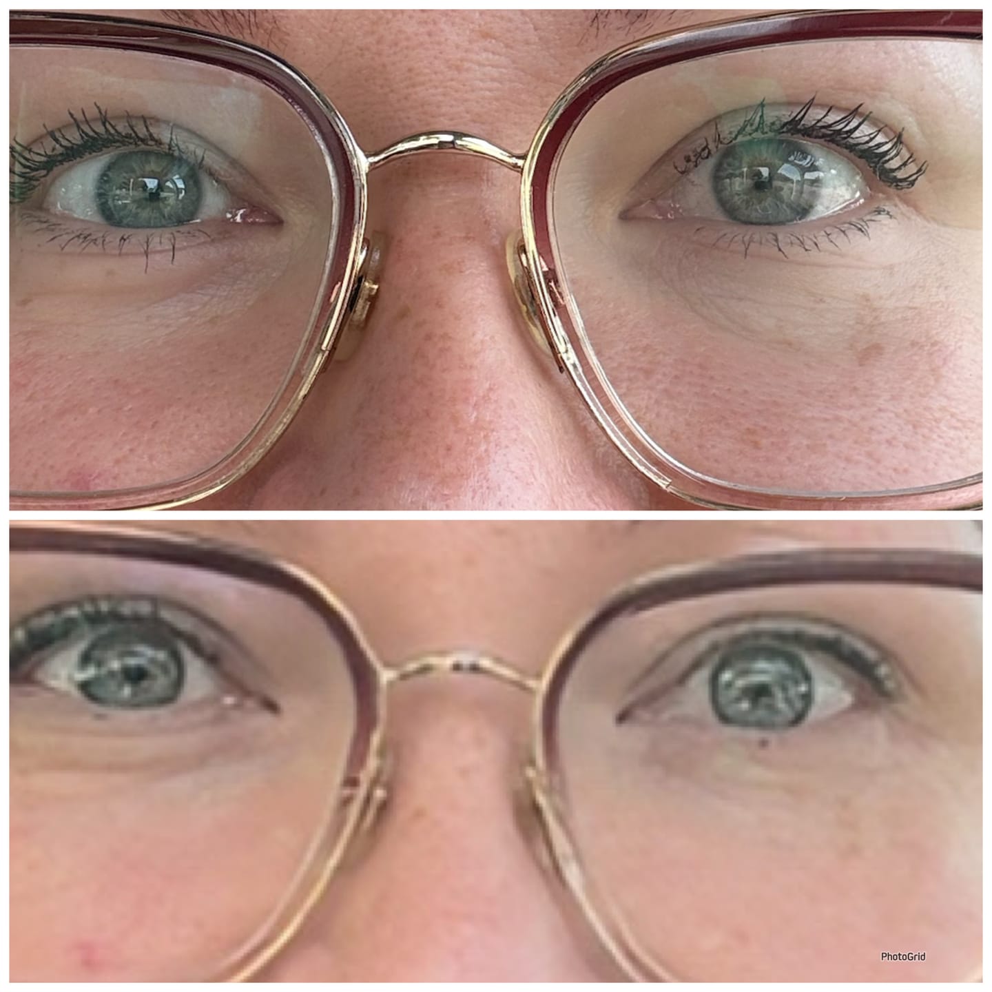 Customer photo review of PowerLash Growth Serum Mascara