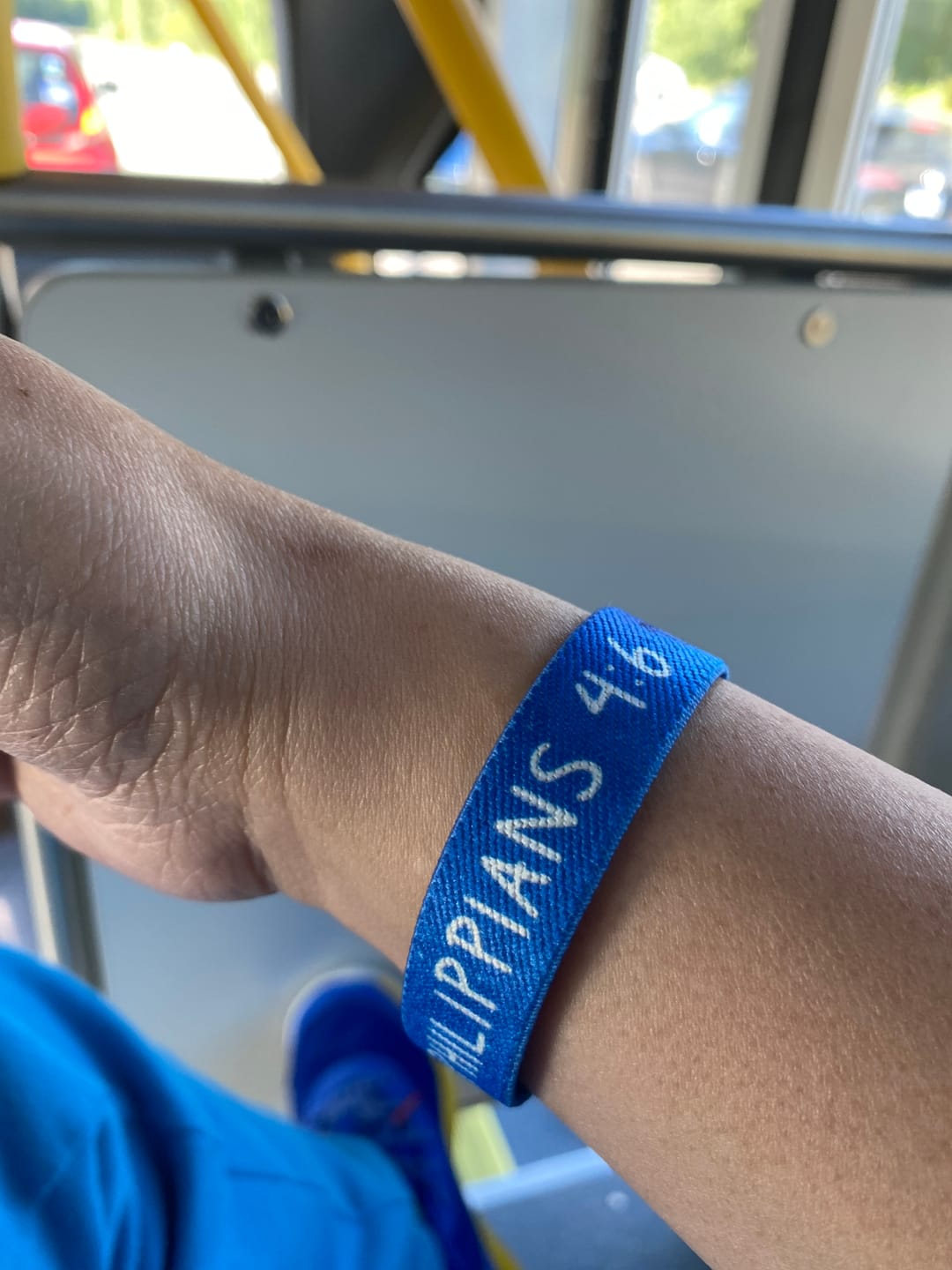Customer photo review of THE PRAYER WRISTBAND