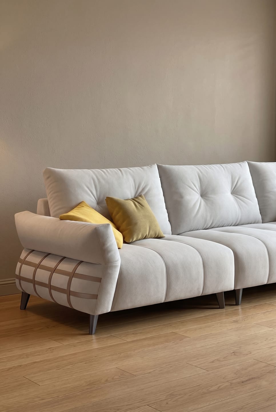 Customer photo review of Kensington 3-Seater Sofa (Dark Grey)