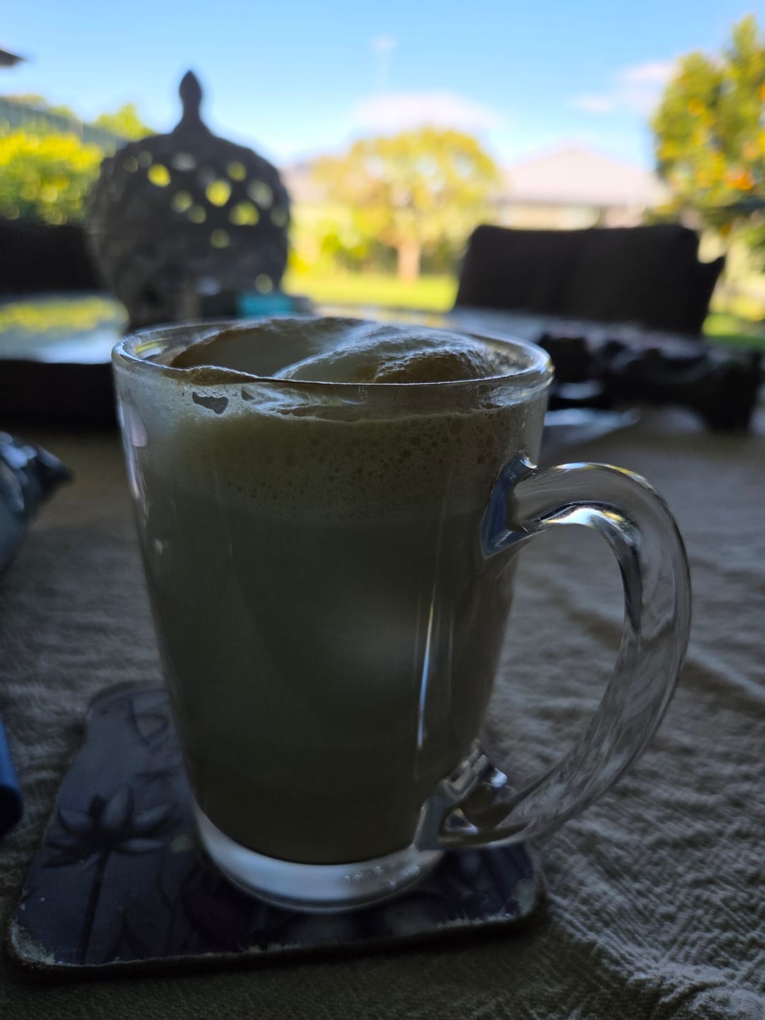 Customer photo review of Caramel Coffee Syrup
