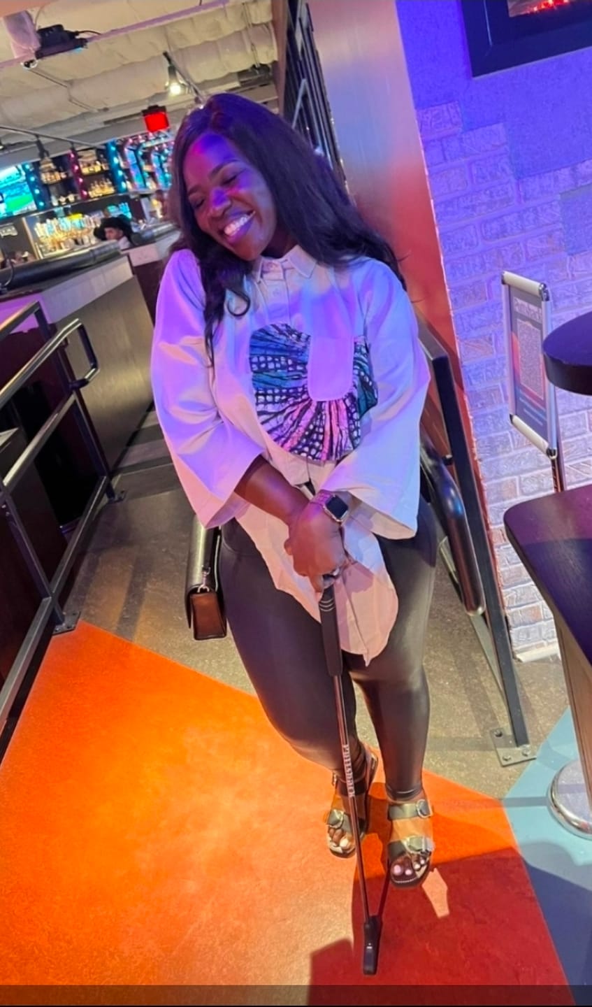 Customer photo review of Untouchable Adire Shirt